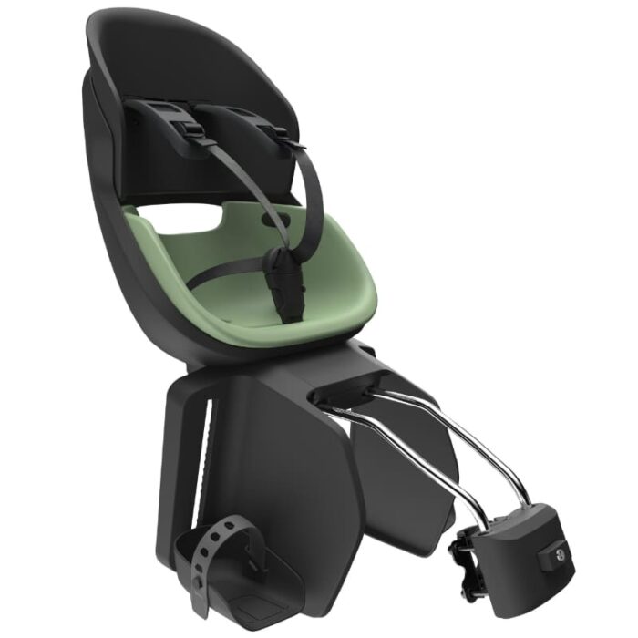 Prodigee-porte-bebe-siege-enfant-arriere-icon-a-fixer-sur-cadre-noir-coussin-vert-jade-avec-serrure-1.jpg