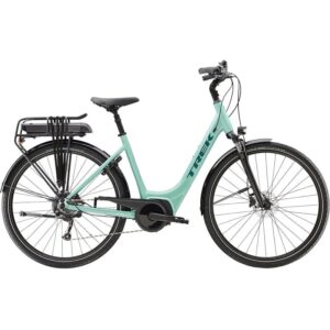 Vélo de Ville Électrique Trek Verve+ 2 Lowstep Bosch 500Wh Shimano Altus 9V Azure